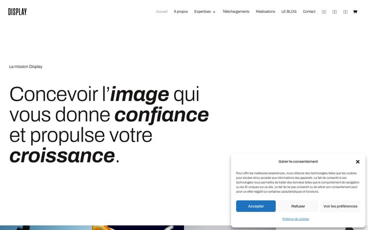 Posnetek zaslona display-design.fr