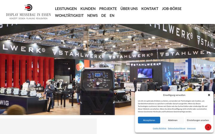 Screenshot of display-messebau.de