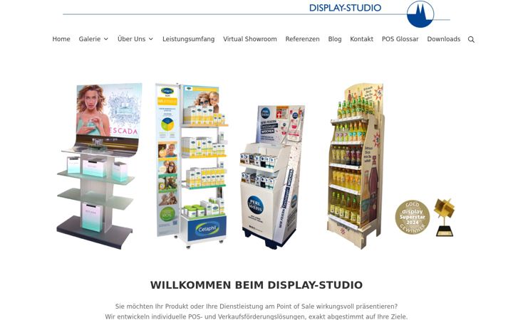 Screenshot ta' display-studio.de