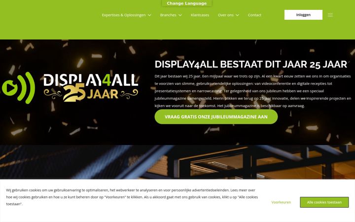 Screenshot von display4all.nl