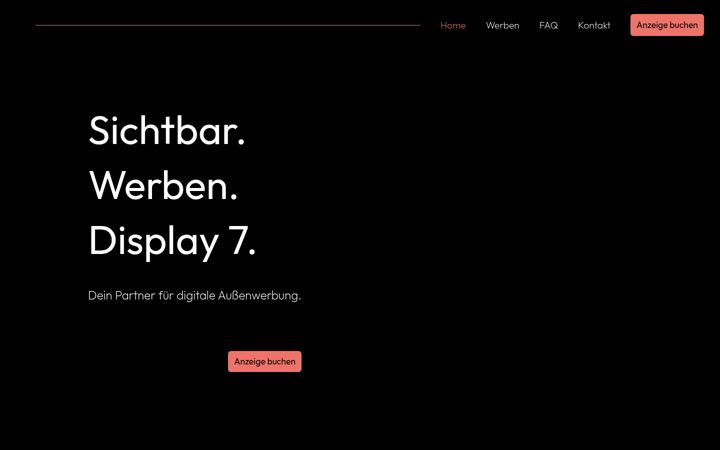 Screenshot of display7.de