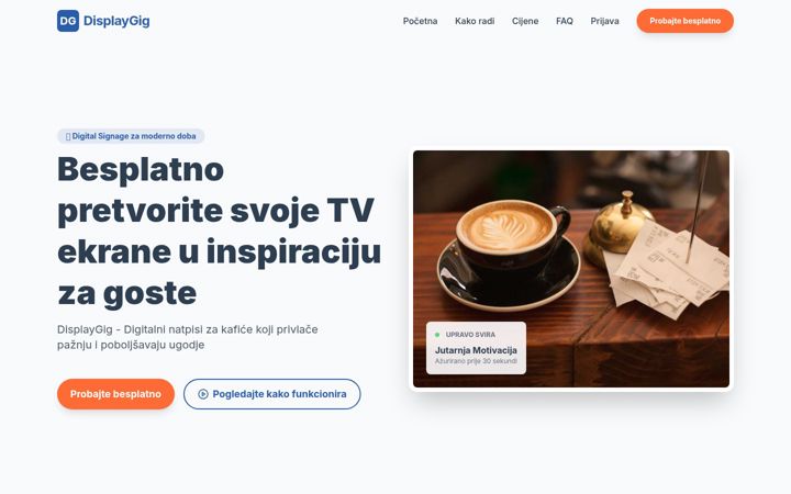 Screenshot of displaygig.com