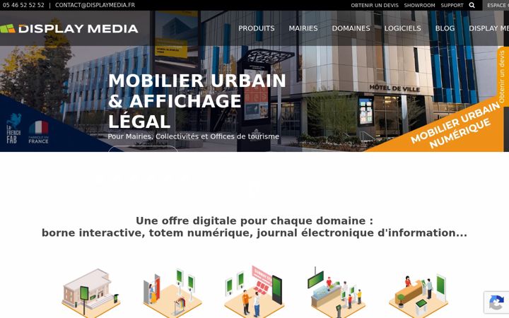 Captura de pantalla de displaymedia.fr