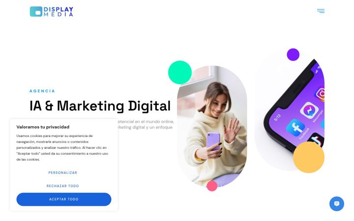 Ekrānuzņēmums no displaymedia.io