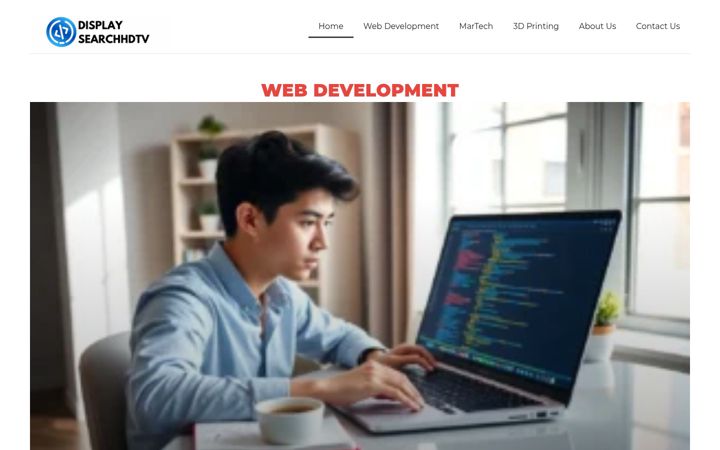 Screenshot of displaysearchhdtv.com