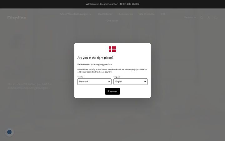 Screenshot of displine.com