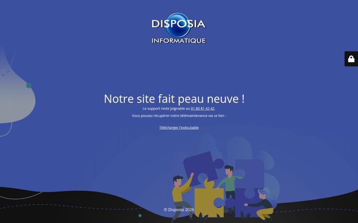 Captura de pantalla de disposia.fr