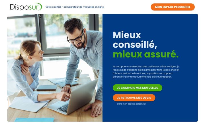 Captura de pantalla de disposur.fr