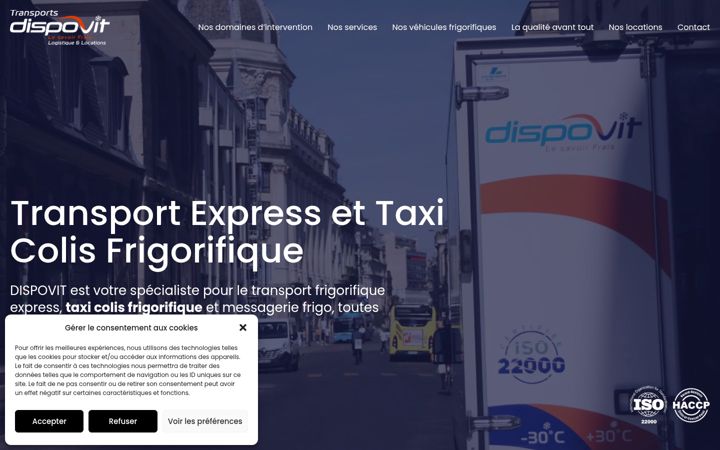 Screenshot of dispovit.com