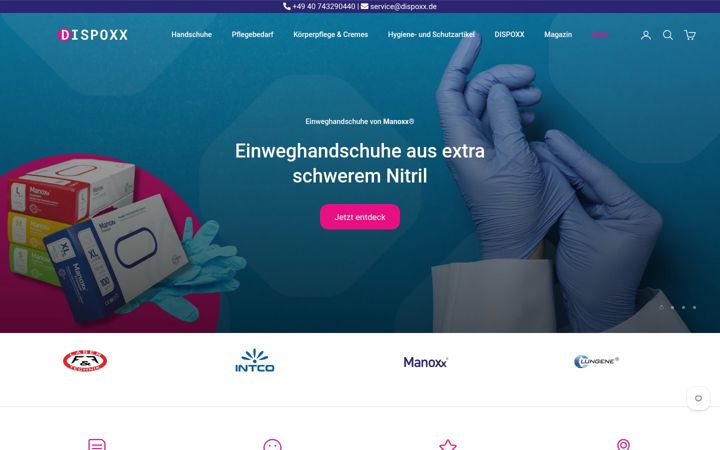 Screenshot of dispoxx.de