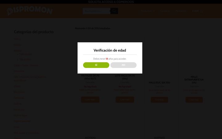 Screenshot of dispromon.com