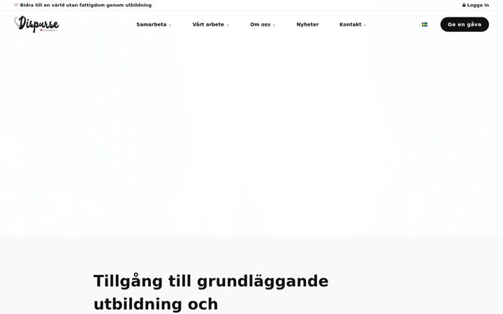 Screenshot of dispurse.org