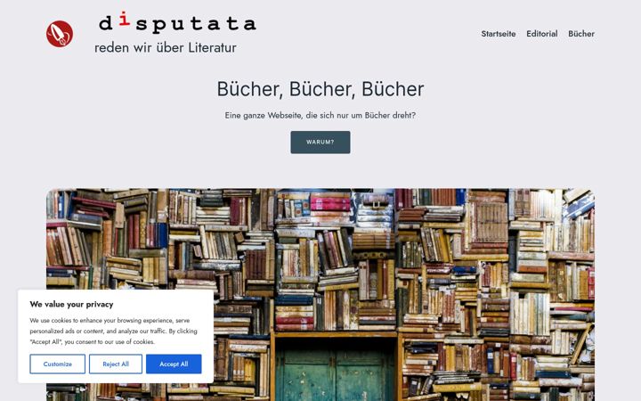 Screenshot of disputata.de