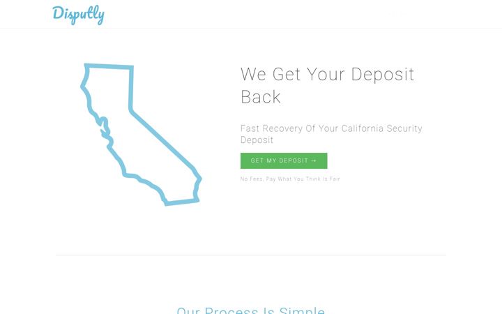 Screenshot of disputly.com
