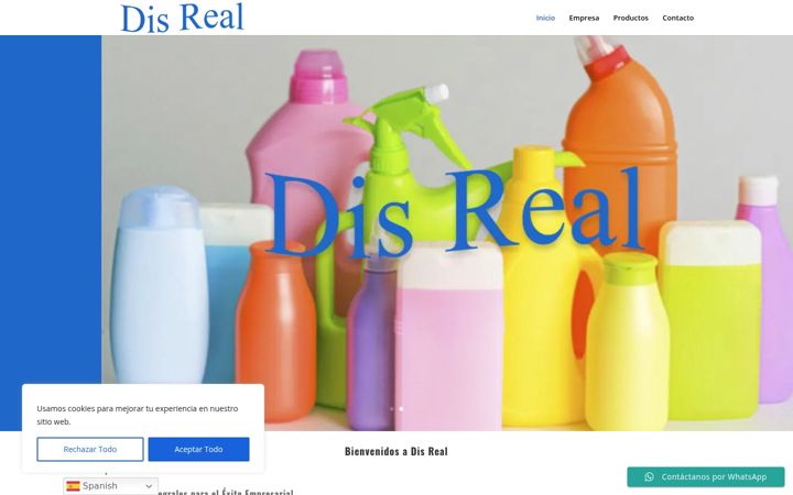 Captura de pantalla de disreal.es