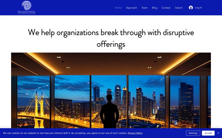 Screenshot of disruption-selling.com
