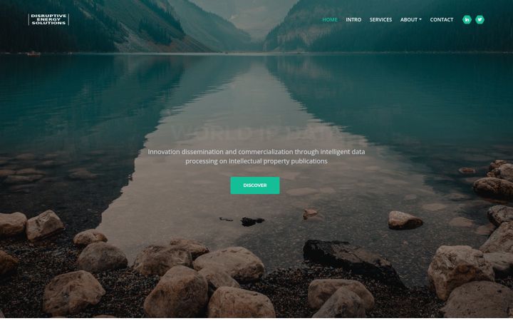 Screenshot di disruptiveenergy.net