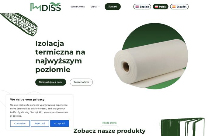 Zrzut ekranu diss.com.pl