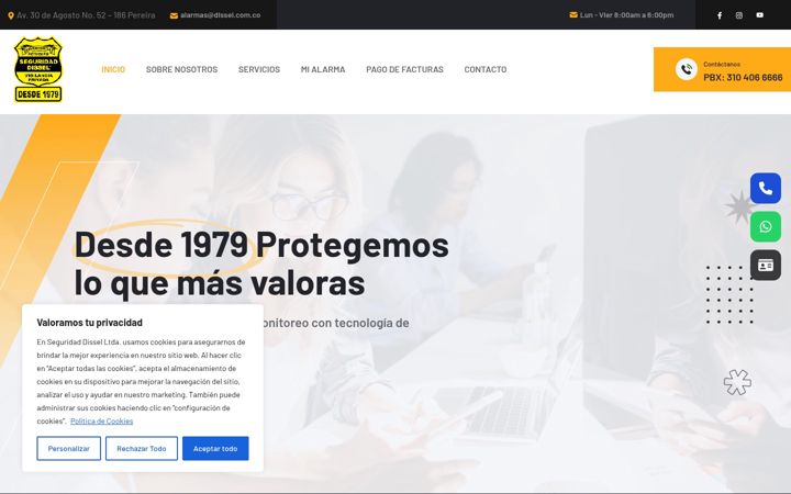 Screenshot di dissel.co