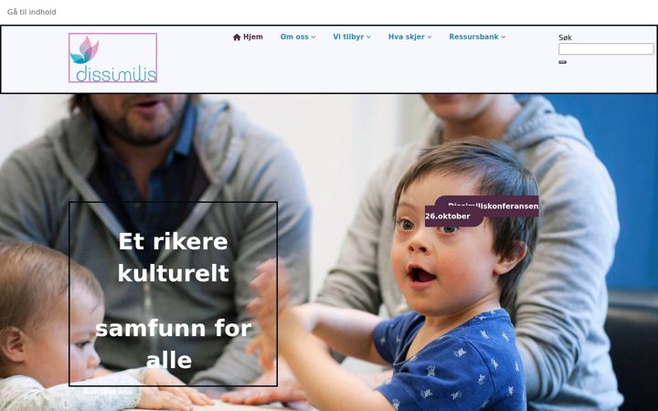 Posnetek zaslona dissimilis.no