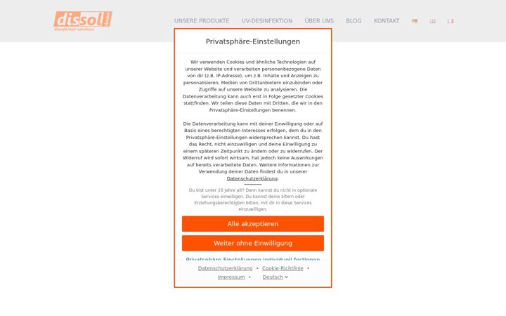 Screenshot of dissol.de