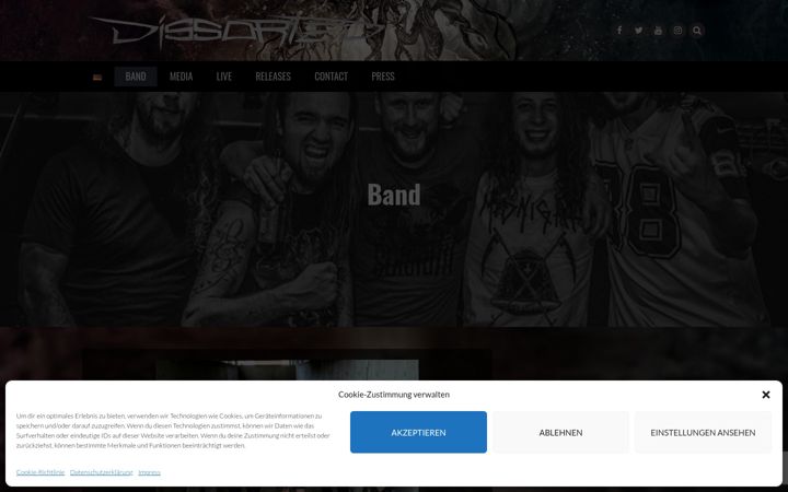 Screenshot of dissorted.de