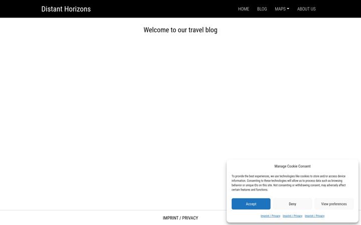 Screenshot of distant-horizons.de