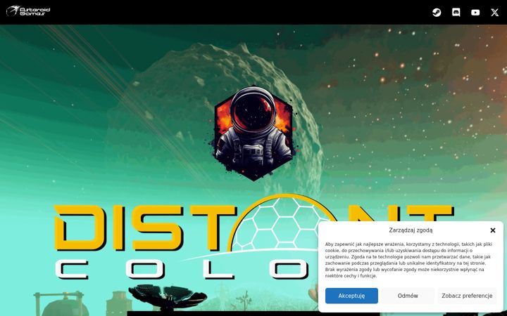 Screenshot of distantcolony.com