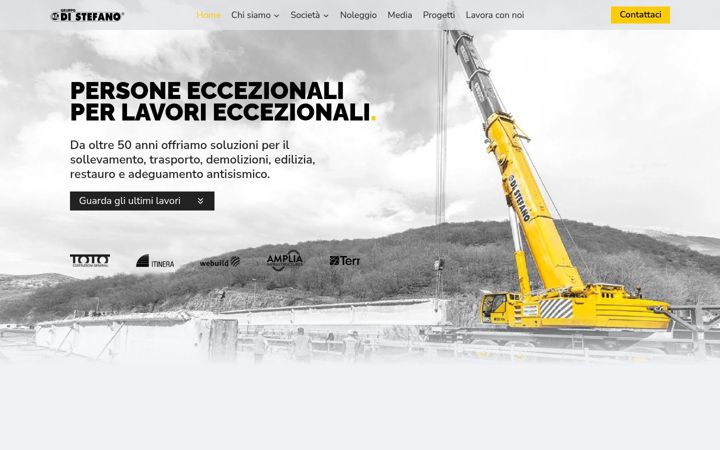 Screenshot of distefanospa.com