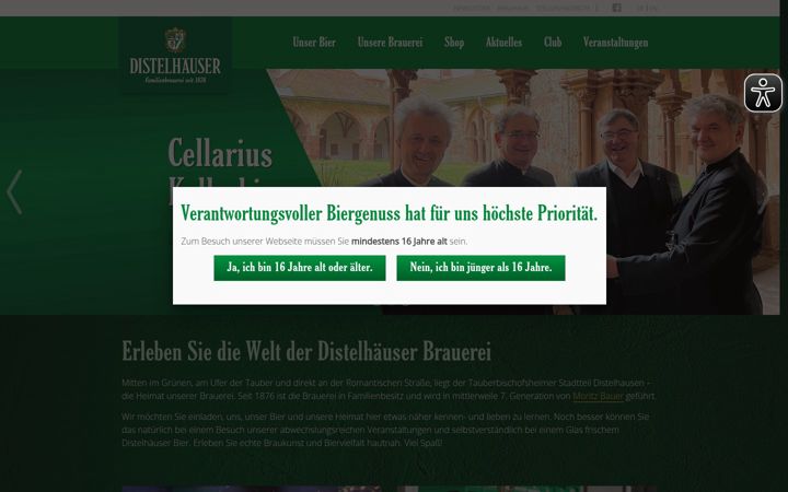 Screenshot of distelhaeuser.it