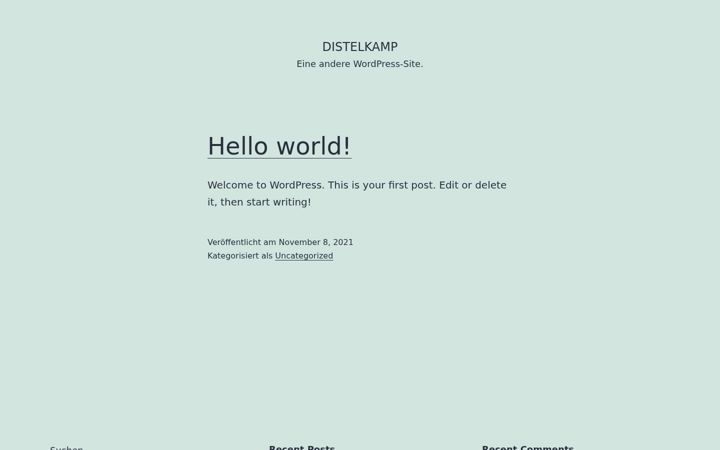 Screenshot of distelkamp.de