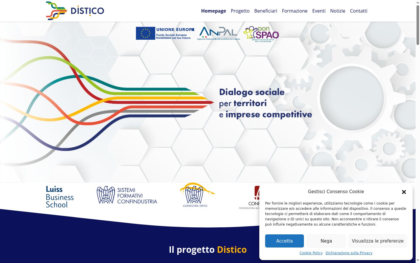 Snimka zaslona bannera za privolu prikazanog prije bilo kakve interakcije