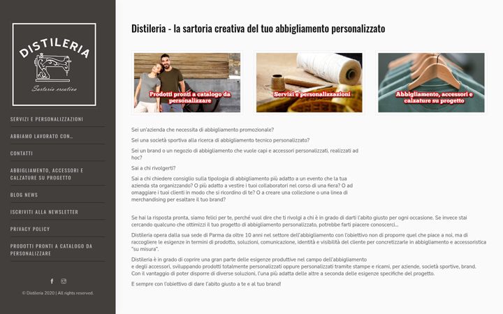 Screenshot di distileria.it