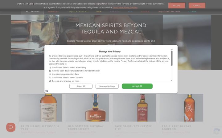 Screenshot of distiller.com