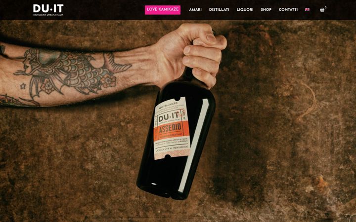 Snímek obrazovky distilleriaurbana.it