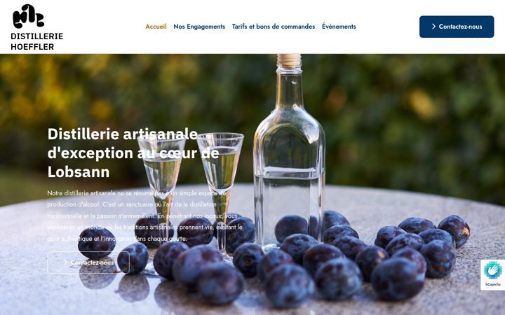 Captura de pantalla de distillerie-hoeffler.fr