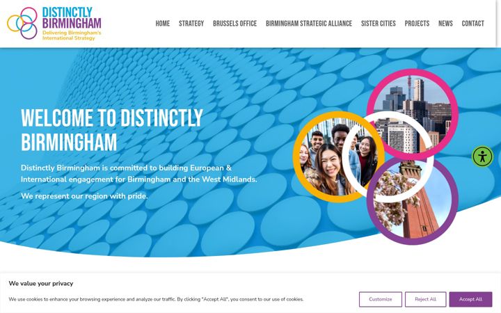 Screenshot of distinctlybirmingham.com