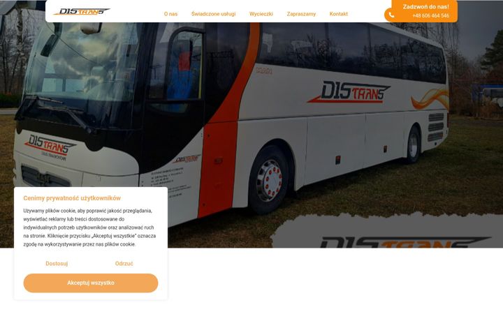 Screenshot of distrans.com.pl