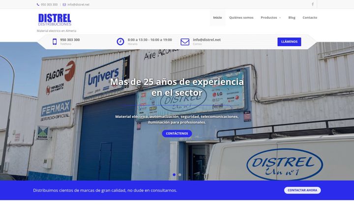 Screenshot di distrel.net