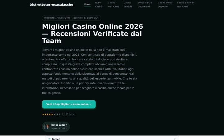 Screenshot of distrettoterrecasalasche.it
