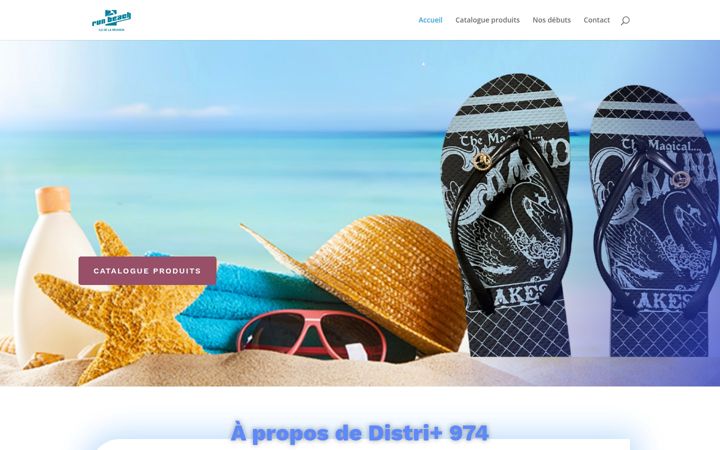 Screenshot of distri974.com