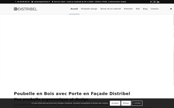 Captura de pantalla de distribel.fr
