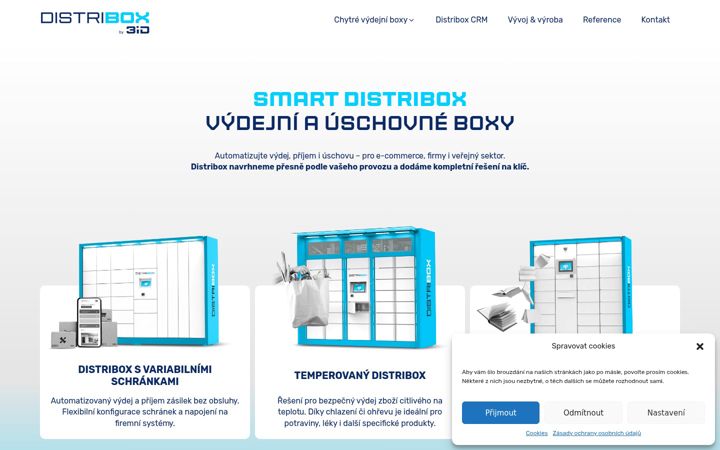 Skærmbillede af distribox.cz