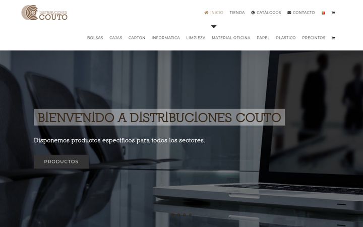 Screenshot of distribucionescouto.com