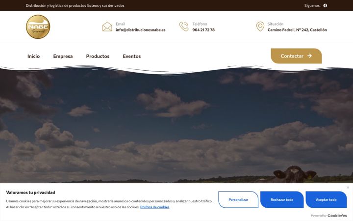 Ekrānuzņēmums no distribucionesnabe.es