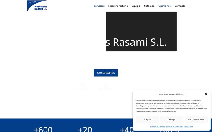 Screenshot of distribucionesrasami.com
