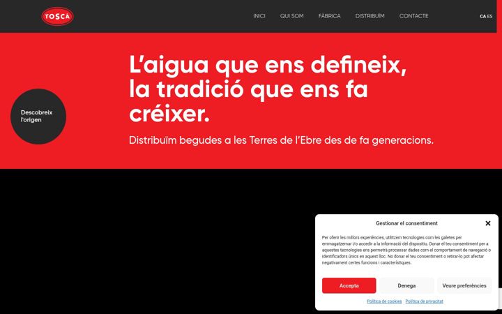 Screenshot of distribucionstosca.com
