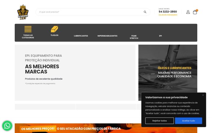 Ekrano kopija distribuidorarei.com.br