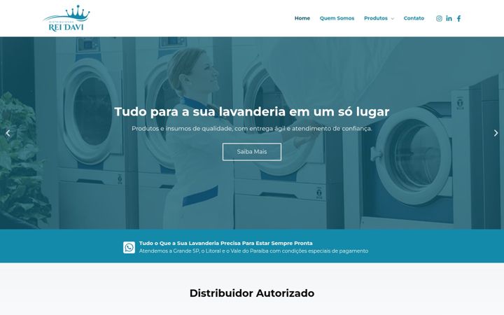 Ekrano kopija distribuidorareidavi.com.br