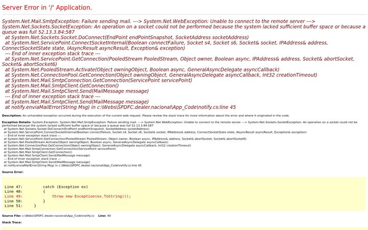 Screenshot of distribuidoresfiatchrysler.com